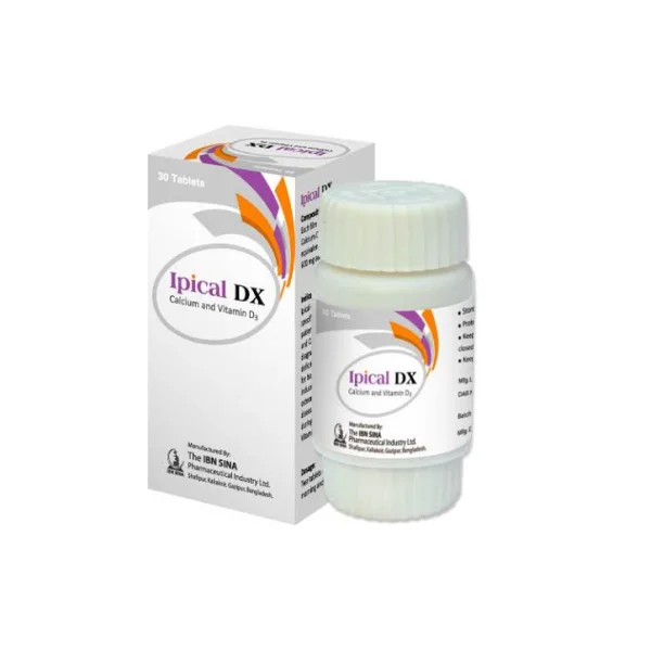 Ipical DX 600mg+400IU Tablet