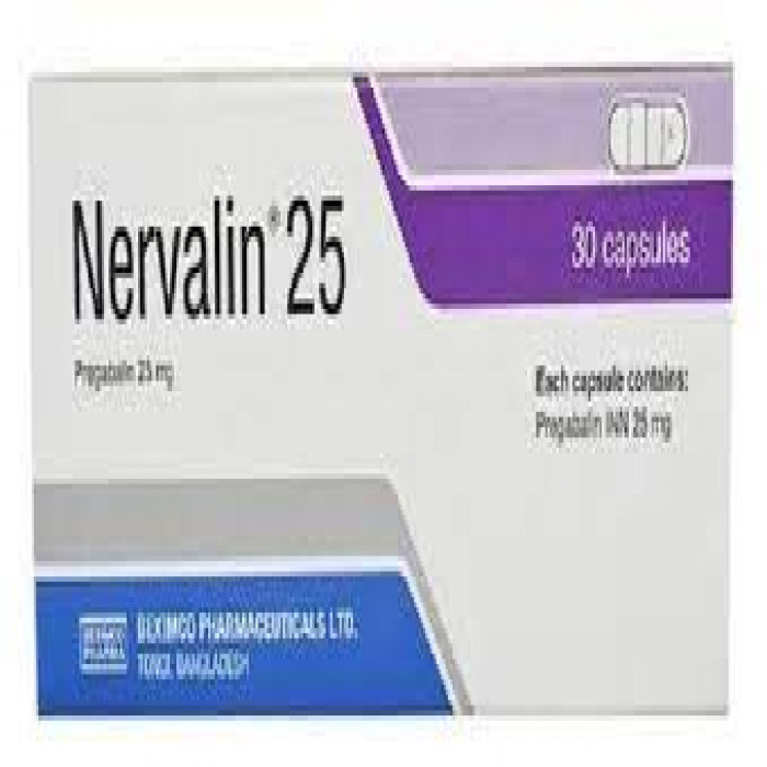 Nervalin 25mg Capsule 10pcs