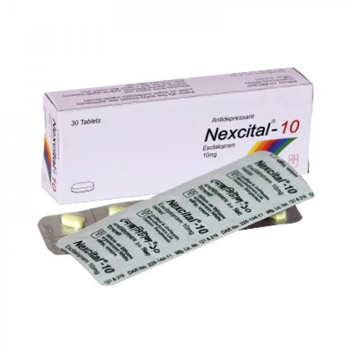 Nexcital 10mg Tablet
