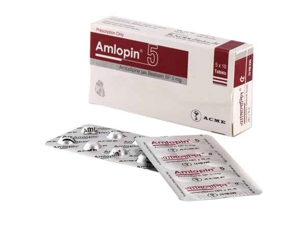 Amlopin 5mg Tablet 1 Strip