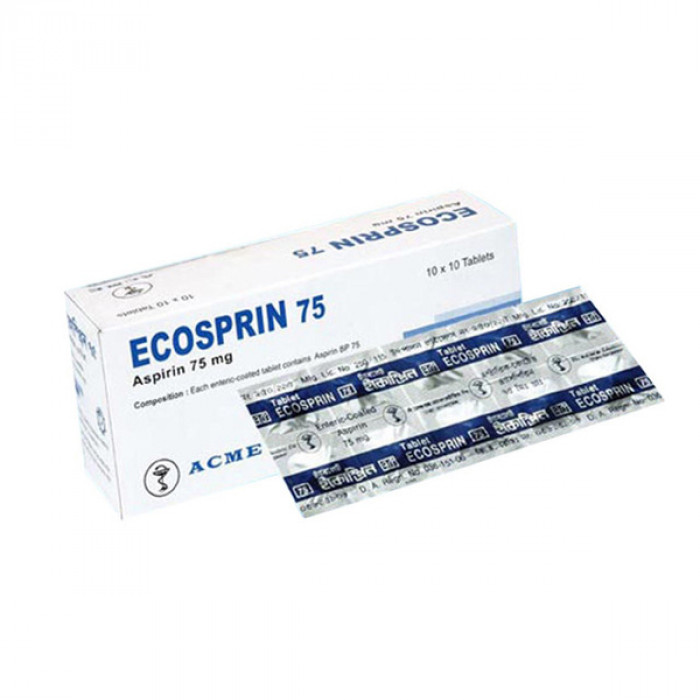 Ecosprin 75mg Tablet 14pcs