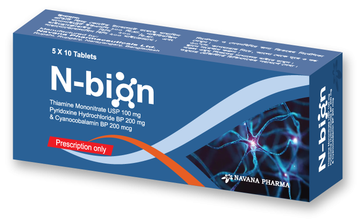 N-Bion 100mg+200mg+200mcg Tablet
