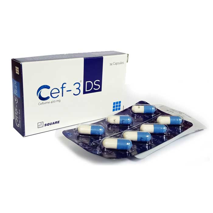 Cef-3 DS 400mg Capsule 7Pcs