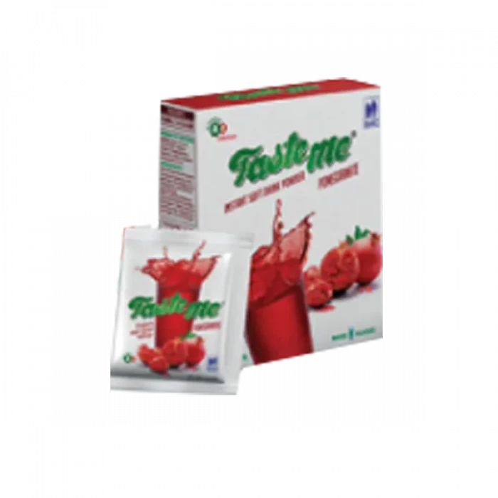 Taste Me Instant Soft Drink Powder (Pomegranate Flavor) 25gm