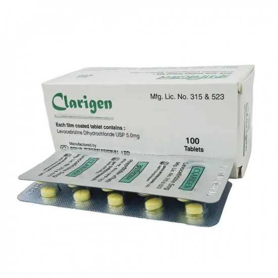 Clarigen 5mg Tablet | 1 Strip