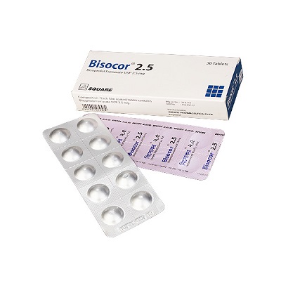 Bisocor 2.5mg Tablet 1 Strip