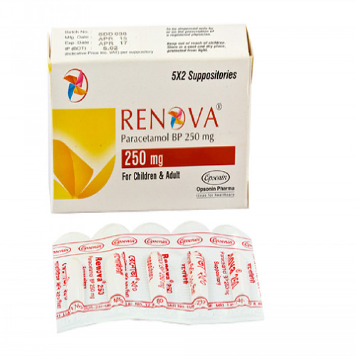 Renova Suppository 250mg 1pcs
