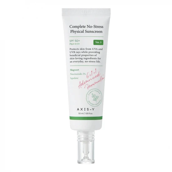 Axis-Y Complete No Stress Physical Sunscreen with SPF 50+ PA++++ V.3 50ml