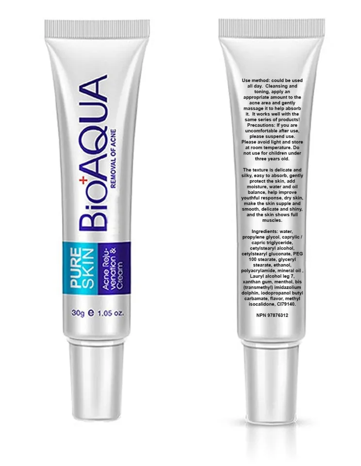 Bioaqua Pure Skin Acne Removal & Rejuvenation Cream 30g