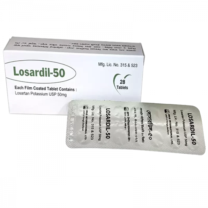 Losardil 50mg Tablet 14pcs