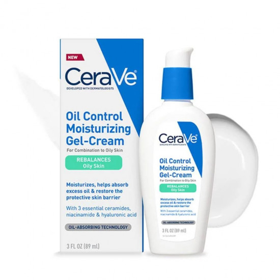 CeraVe Oil Control Moisturizing Gel Cream For Combination to Oily Skin 89ml