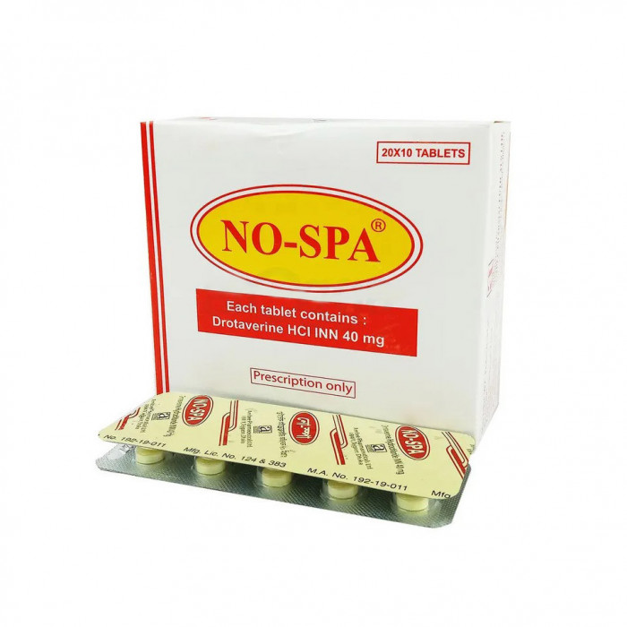 NO-SPA 40mg  Tablet 10pcs