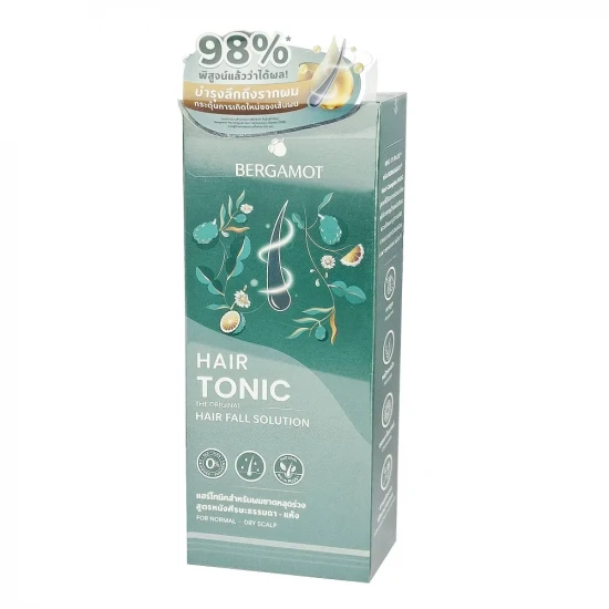 Bergamot Hair Tonic for Dry–Normal Scalp, Anti Hair Fall & Scalp Care Solution 200ml