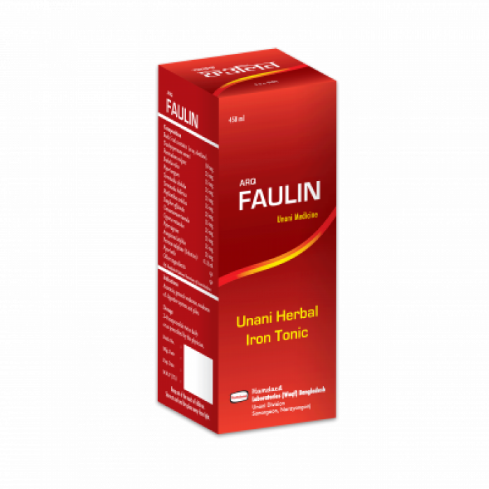 Arq Faulin Syrup-Unani Iron Tonic (450ml)