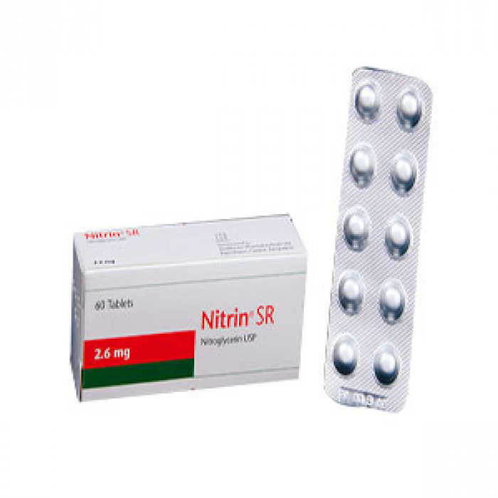 Nitrin SR 2.6mg Tablet 10pcs