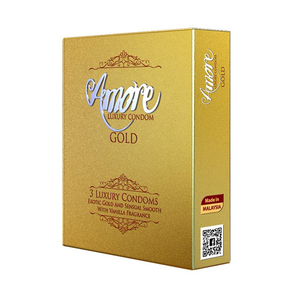 Amore Gold Condom 1 Packet