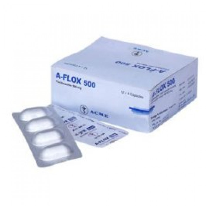 A-Flox 500mg 4pcs Capsule