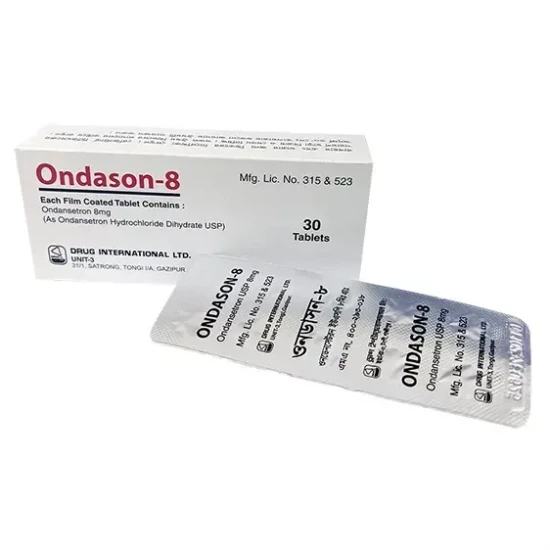 Ondason 8 Anti-emetic Tablet | 1 Strip