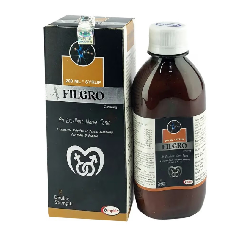 Filgro Syrup 200ml – Ginseng Nerve Tonic & Sexual Health Solution