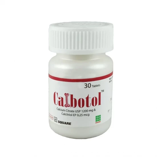 Calbotol 1200mg+0.25mcg Tablet Pot