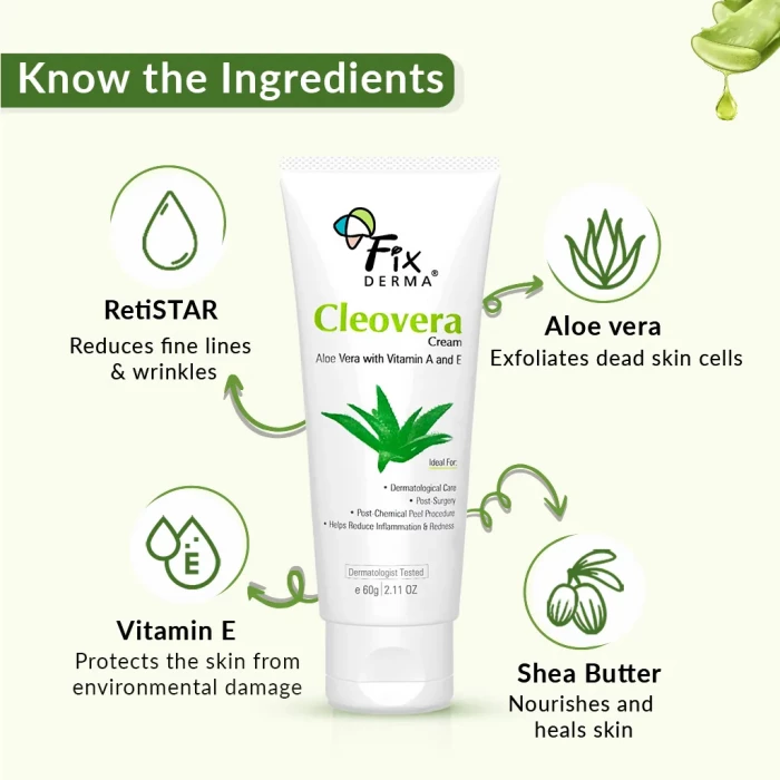 FixDerma Cleovera Cream 60gm
