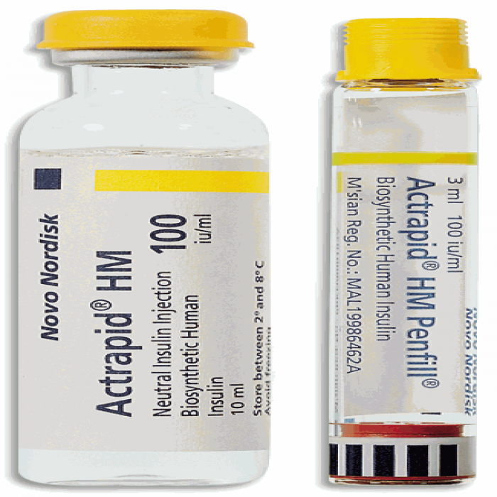 Actrapid Vial (Solution for Injection)-100IU/ml