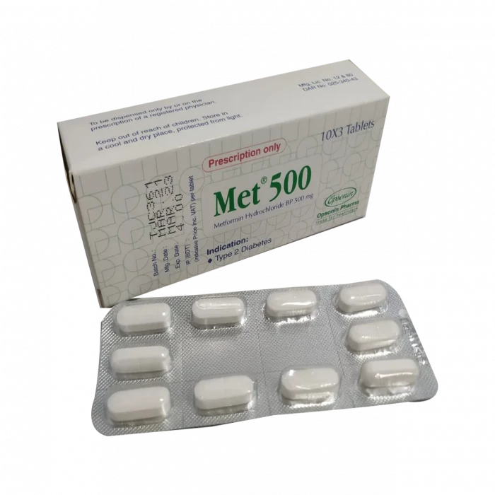 MET 500mg Tablet 10pcs