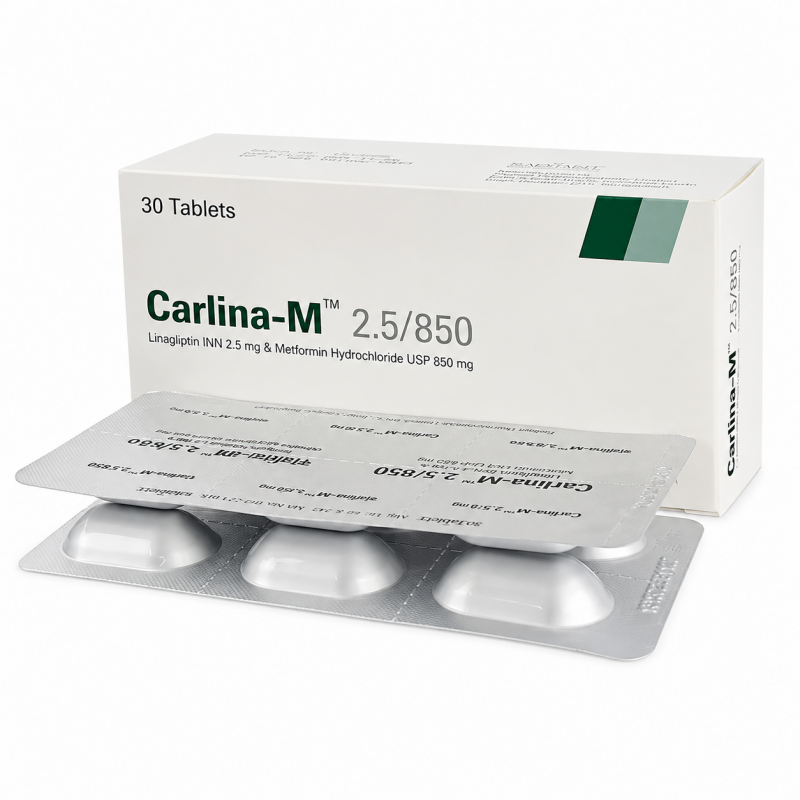 Carlina M 2.5/850 Tablet 1 Strip