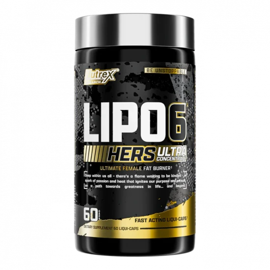 Nutrex Research Lipo-6 Black Hers Ultra Concentrate, 60 Capsules