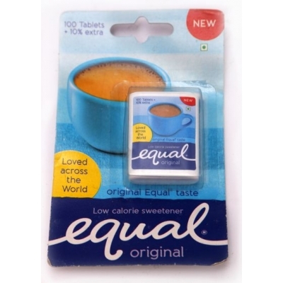 EQUAL SWEETENER 100X1G SACHETS