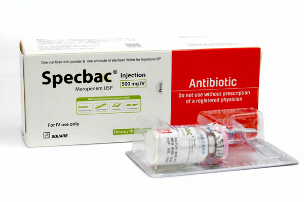 Specbac 500mg IV Injection