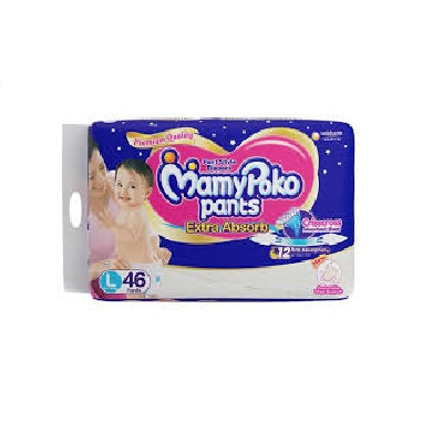 MamyPoko Pants  L(9-14kg.) 46pcs.India