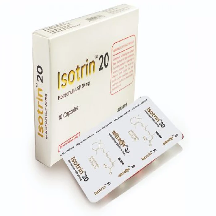 Isotrin 20mg Capsule 1 Strip