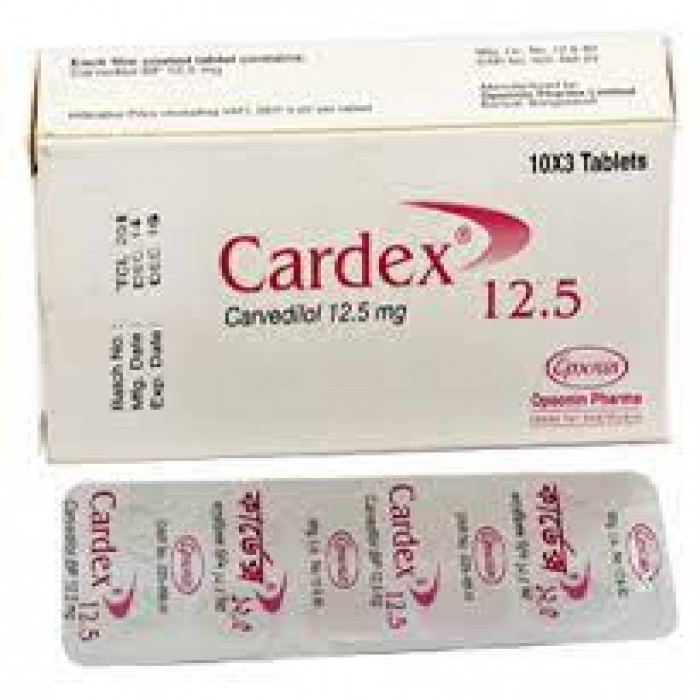 Cardex 12.5mg 30Pcs
