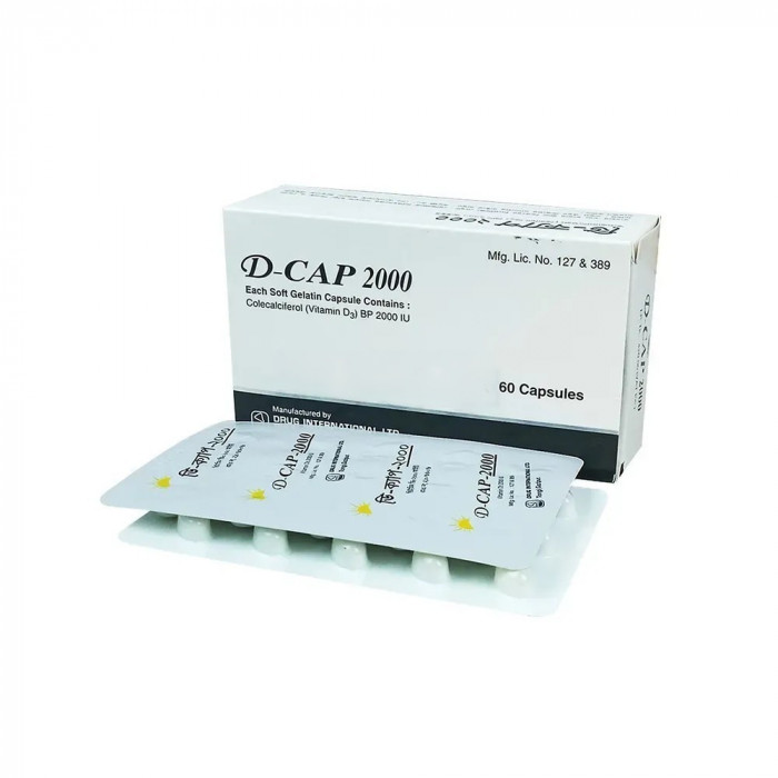 D-Cap 2000 IU Capsule 1 Strip