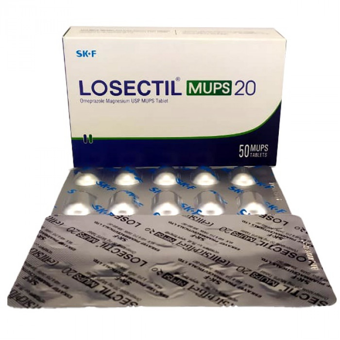 Losectil Mups 20mg 10pcs