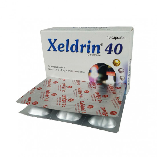 Xeldrin 40 Capsule | 8pcs