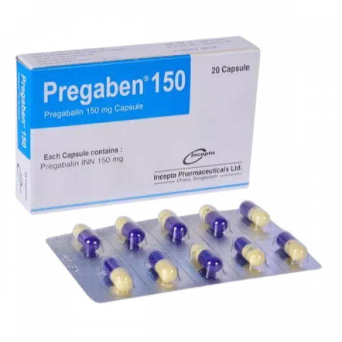 Pregaben 150mg Capsule 20pcs Box