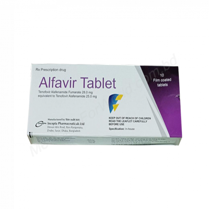 Alfavir 25mg Tablet