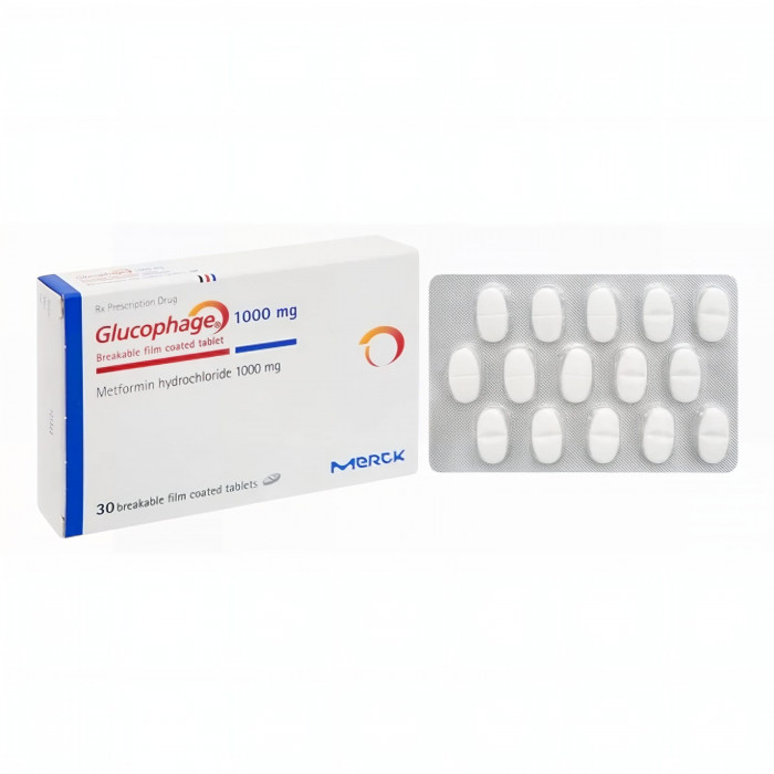 Glucophage 1000mg Tablet 1 Strip