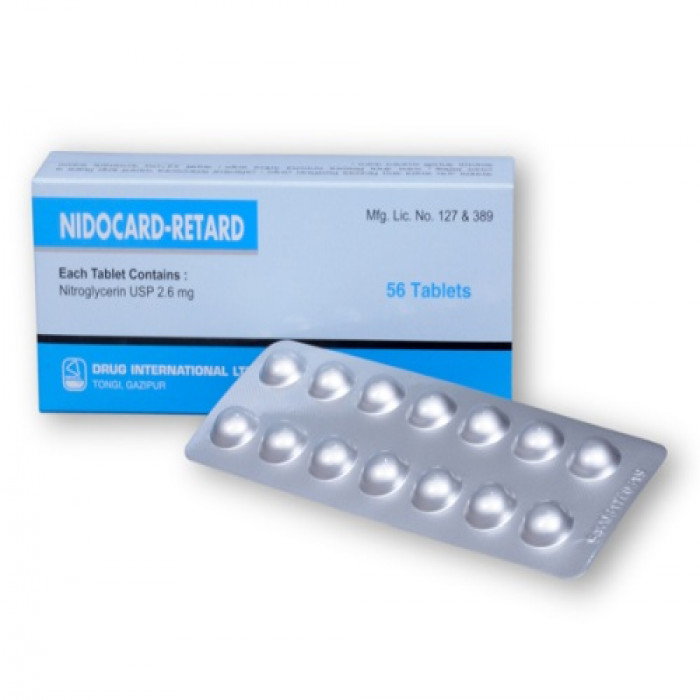 Nidocard Retard 2.6mg 14pcs