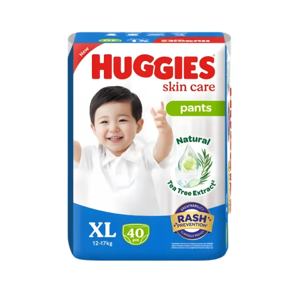 Huggies Skin Care Pant XL, 12-17kg, 40pcs