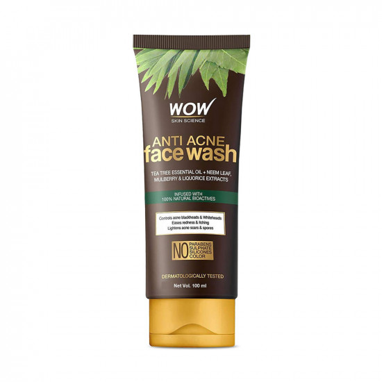 Wow Anti Acne Facewash 100ml