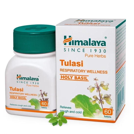 Himalaya Tulasi Tablet | Respiratory Wellness | 60 Units