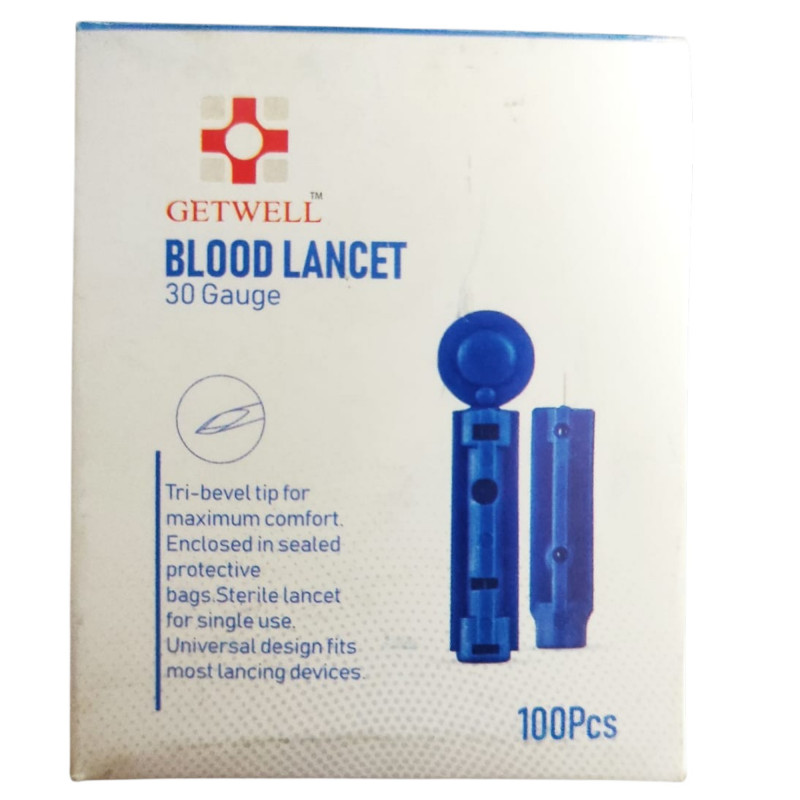 GETWELL Blood Lancets 100pcs