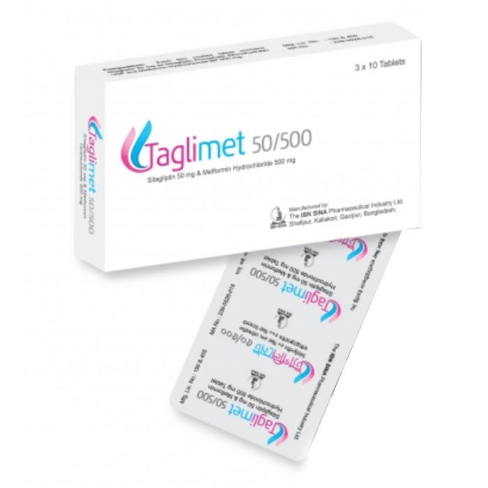 Taglimet 50/500mg Tablet