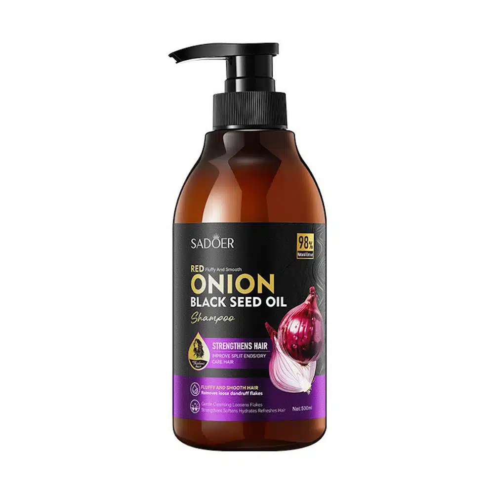 Sadoer Red Onion Black Seed Oil Shampoo 500ml