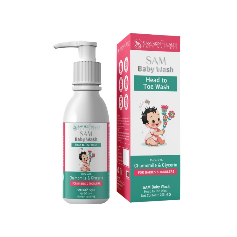 Sam Baby Body Wash Head To Toe Wash 200ml
