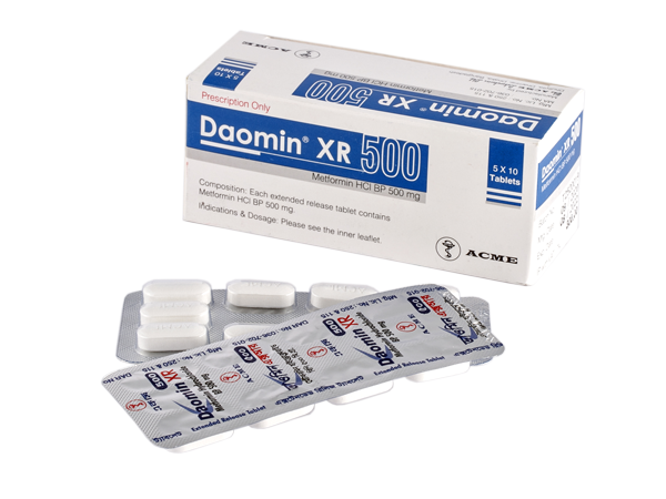 Daomin XR 500mg Tablet 1 Strip