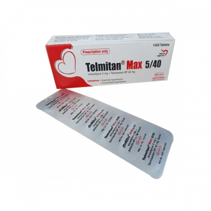 Telmitan Max 5/40mg 14Pcs